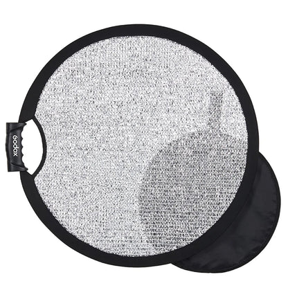 Godox 55cm 81cm 132cm Collapsible Windproof 22" 32" 52" Studio Lighting Reflector with Handles for Studio Lighting