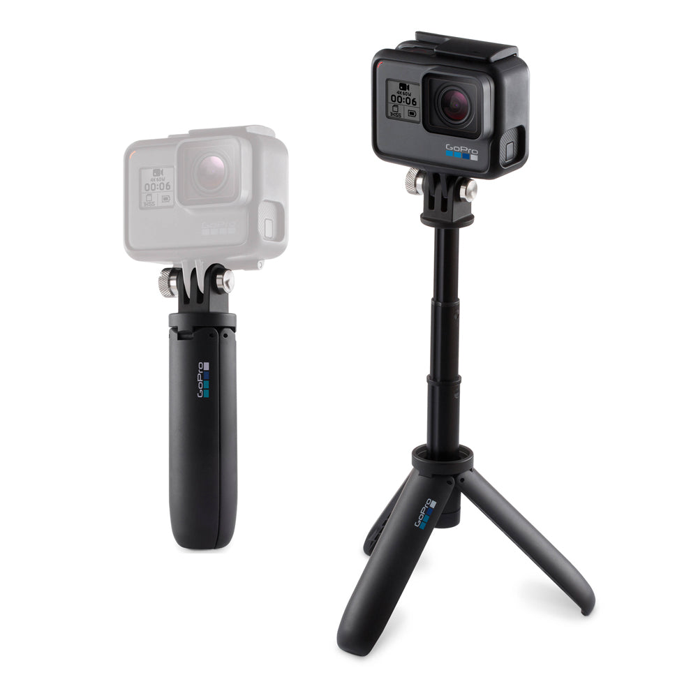 GoPro Shorty Mini Extension Pole + Tripod with Max 8.9" Extended Length for HERO 12 / 11 / 11 Mini / 10 BLACK Action Cameras | AFTTM-001