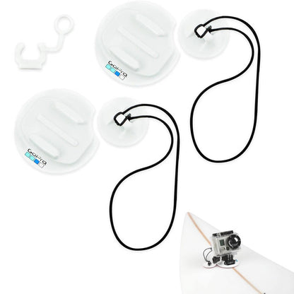 GoPro Surfboard Mount with 2 Waterproof Sticky Mounts fit for SUPs, Kayaks and Boats for HERO 12 / 11 / 11 Mini / 10 BLACK Action Camera | ASURF-001
