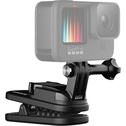 GoPro Magnetic Swivel Clip Mount with 360 Degree Rotation for HERO 12 / 11 / 11 Mini / 10 / 9 / 8 BLACK Action Camera | ATCLP-001
