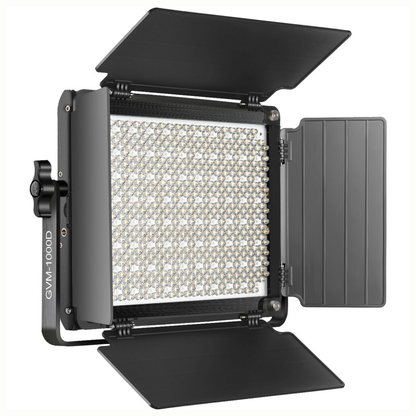 GVM 1000D RGB LED Light Panel 2-Light | 3-Light Kit Set with Onboard Controls, App Connect Bluetooth, 8 Lighting Effect Presets for Studio Photo Video Equipment