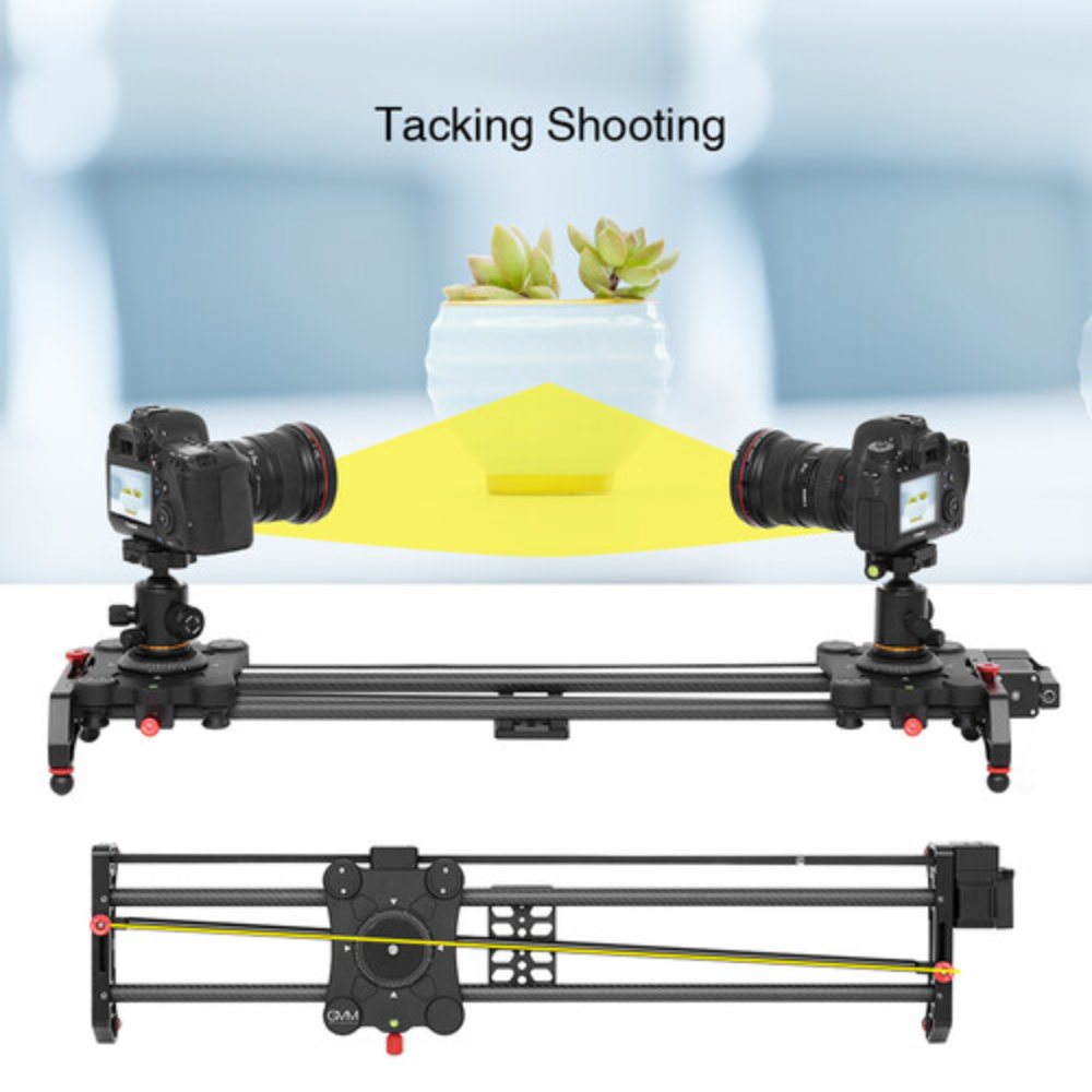 GVM GR-120QD 48" / GR-80QD 32" Carbon Fiber Motorized Camera Slider