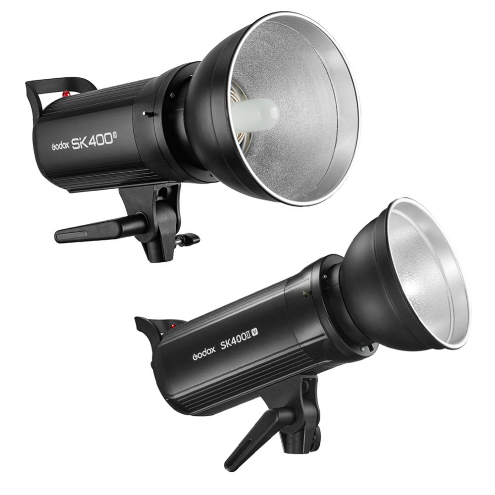 Godox SK400II-V 400W Professiol LED Studio Flash Strobe Monolight GN65 Daylight Bowens S Mount with Built-in Godox 2.4GHz Wireless X System, Onboard and Mobile App Controls for Photography Lighting and Studio Equipment