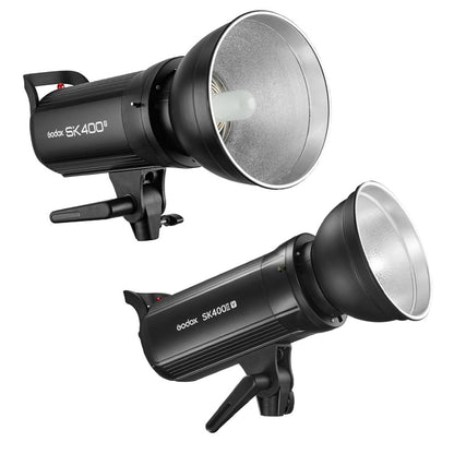 Godox SK400II-V 400W Professiol LED Studio Flash Strobe Monolight GN65 Daylight Bowens S Mount with Built-in Godox 2.4GHz Wireless X System, Onboard and Mobile App Controls for Photography Lighting and Studio Equipment