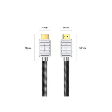 [CLEARANCE] ORICO 2 Meters H8CY Series 8K 60Hz UHD Gold Plated Braided HDMI 2.1 Video Cable with HDR Display, 48Gbps High Bandwidth Rate, 240Hz Refresh Rate, Backward Compatible for Monitors, TV, Desktop PC Computer Laptop - Black