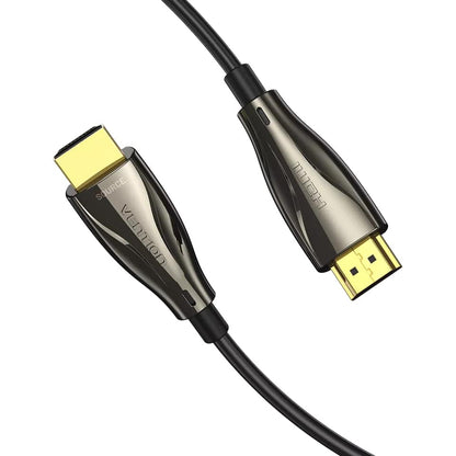 Vention HDMI 2.1 Male to Male Optical Fiber Cable with 48Gbps Data Transfer, 8K UHD HDR, and eARC Hi-Fi Sound Support For PC, Laptop, TV, and Display Monitor (40m) | ALBBV