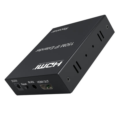 ArgoX 1080p HDMI IP Extender Full HD Video Transmitter Receiver with Up to 150m Transmission Range, Cat5e Cat6 Ethernet Network Port, Support HDCP1.4, Multi-Point Connection Mode for PC, TV, Monitor, Laptop | HDES28