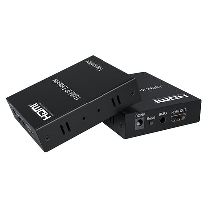 ArgoX 1080p HDMI IP Extender Full HD Video Transmitter Receiver with Up to 150m Transmission Range, Cat5e Cat6 Ethernet Network Port, Support HDCP1.4, Multi-Point Connection Mode for PC, TV, Monitor, Laptop | HDES28