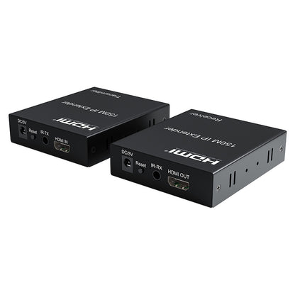 ArgoX 1080p HDMI IP Extender Full HD Video Transmitter Receiver with Up to 150m Transmission Range, Cat5e Cat6 Ethernet Network Port, Support HDCP1.4, Multi-Point Connection Mode for PC, TV, Monitor, Laptop | HDES28