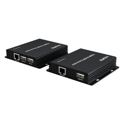ArgoX 1080p HDMI KVM Extender Full HD Video Transmitter Receiver with Up to 150m Transmission Range, RJ45 Ethernet Lan Network Port, Bi-Directional IR, USB Keyboard and Mouse Control for PC, TV, Monitor, Laptop | HDES31