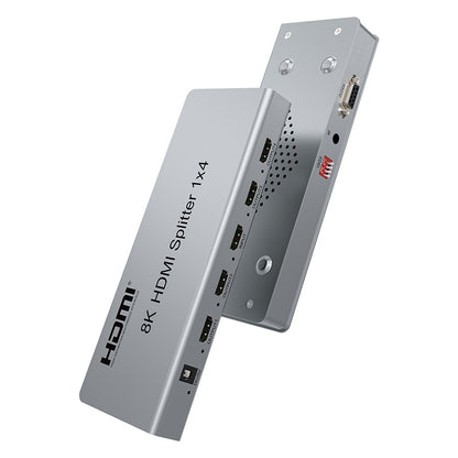 ArgoX Ultra HD 2.0 HDMI Splitter 1X2 / 1X4 / 1X8 - 8K 60Hz Input Video Switcher with IR Control Function, Supports HDR 3D Video Format, EDID Management, Output Downscaling for TV, Monitor, Projector, PC | HDSP8K-2 HDSP8K-4 HDSP8K-8