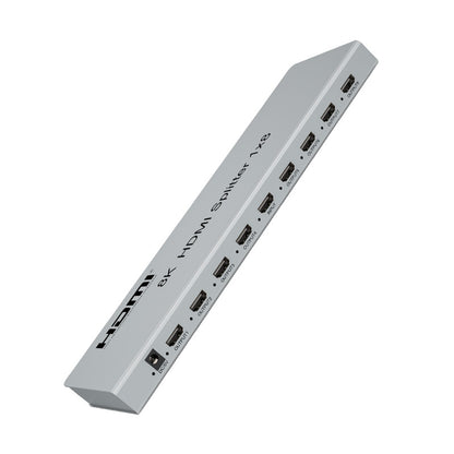 ArgoX Ultra HD 2.0 HDMI Splitter 1X2 / 1X4 / 1X8 - 8K 60Hz Input Video Switcher with IR Control Function, Supports HDR 3D Video Format, EDID Management, Output Downscaling for TV, Monitor, Projector, PC | HDSP8K-2 HDSP8K-4 HDSP8K-8