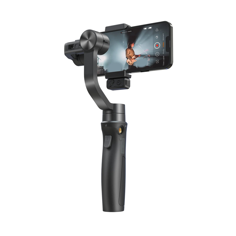 Hohem iSteady Mobile Plus Kit 3-Axis Smartphone Gimbal Stabilizer with Magnetic Fill Light, Anti-Shake Algorithm, Reverse Charging, Steady Stabilization, 600 Degree Spin Shot and Hohem Joy App Support | 2024 Version