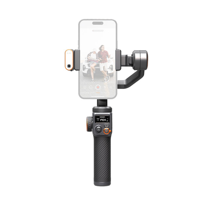 Hohem iSteady M6 and M6 Kit 3-Axis Smartphone Gimbal Stabilizer with AI Vision Sensor, iSteady 7.0 Anti-Shake Algorithm, 400g Load Capacity, 360 Degree Rotatable, Ultra Wide Angle Mode & OLED Display for Vloggers and Live-Streamers