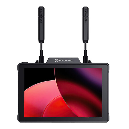 HOLLYLAND PYRO 7 Wireless 7" Video Display Monitor and TX Transmitter & RX Receiver with RTMP, 1200 Nits Brightness, SDI & HDMI Monitoring Switch, 1300ft Transmission Range with 60ms Low Latency, 2.4 GHz & 5 GHz Dual-Band Hopping
