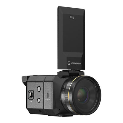 HOLLYLAND VENUSLIV V2 All in One Live Streaming Video Camera with F6.3 24-70mm 12 Megapixel 6x Zoom Lens, 4K30P UHD Video & 80 Degrees Viewing Angle, 5" Rotatable LCD Touchscreen and Holly OS 2.0 Support for Live Streaming Selling
