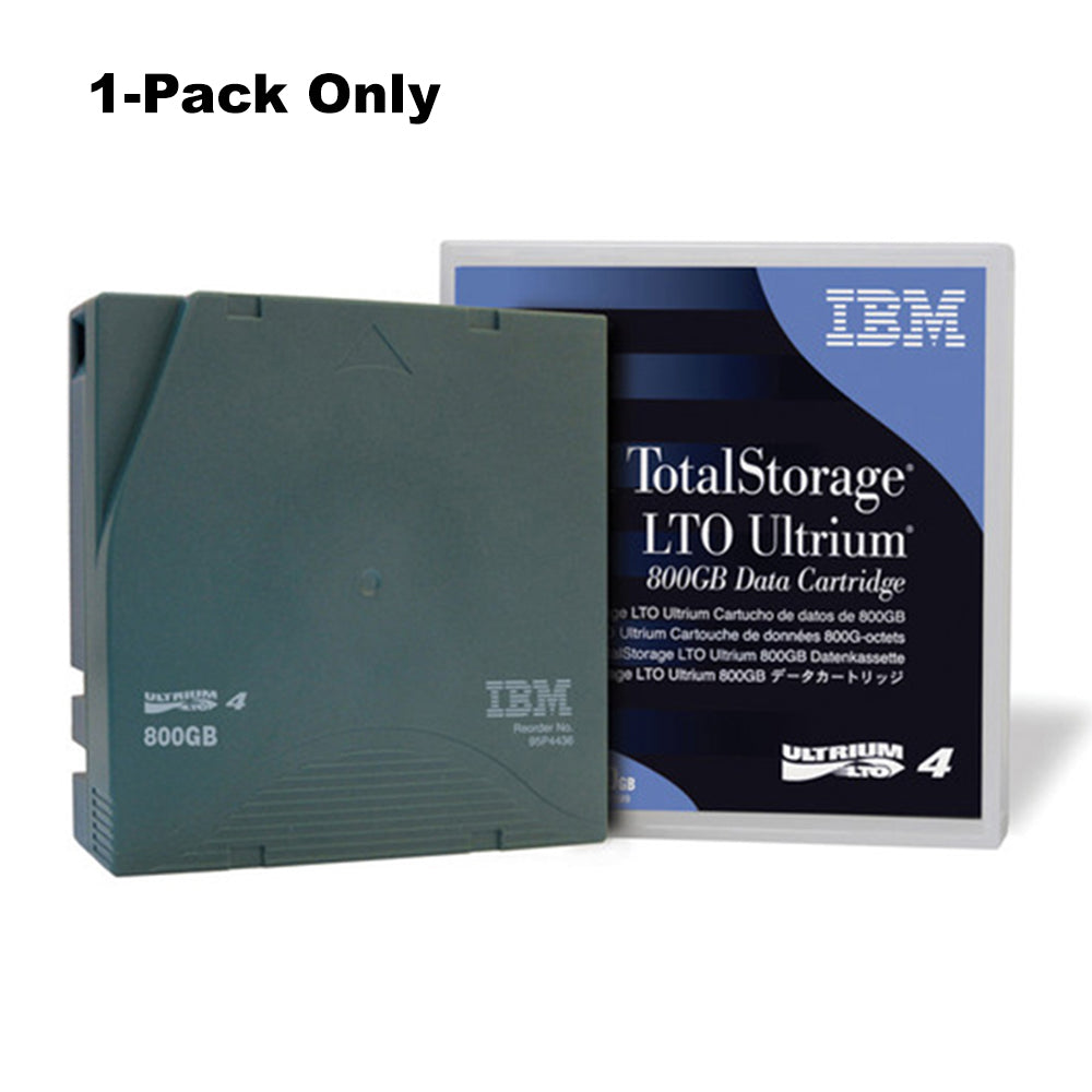 IBM LTO Ultrium 4 Data Cartridge Tape 800GB/1.6TB for System Storage | 95P4436