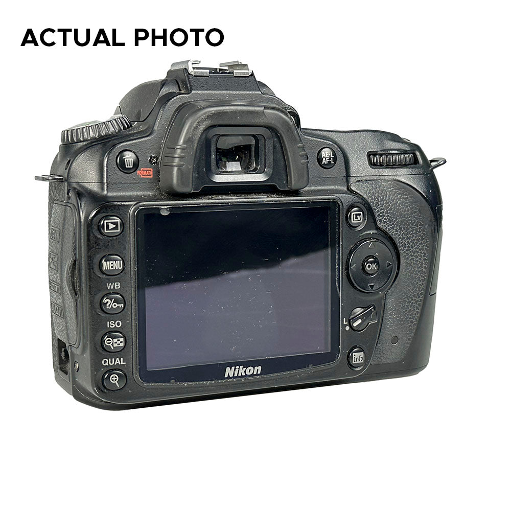 [PRE OWNED] Nikon D90 DSLR Camera (2nd Hand) Used Body Only 12.9 Megapixel, DX-Format APS-C CMOS Sensor, 1280p 24fps Video, 3.0" TFT LCD Screen Display and Live View Mode