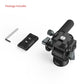 SmallRig Compact Video Tripod Head with Arca-Swiss Type Quick Release Plate, Telescopic Handle, One-Click Switch Horizontal to Vertical Shooting, One-Click Switch Horizontal to Vertical Shooting, Smooth 360° Panning & 180° Tilting | 4104