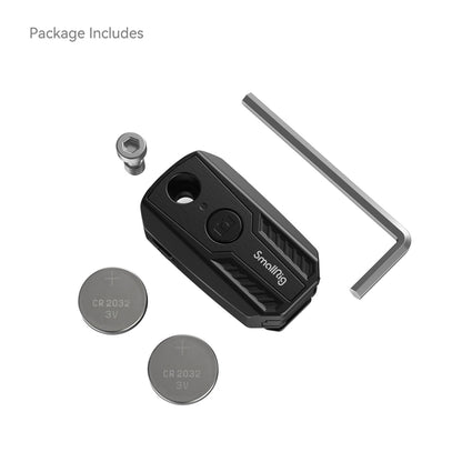 SmallRig Wireless Bluetooth Camera Shutter Remote Controller for Selected Sony, Canon, and Nikon Cameras with Built-in Cold Shoe Mount, 32.8' Connectivity Radius & 1/4"-20 Mounting Screw | 3902