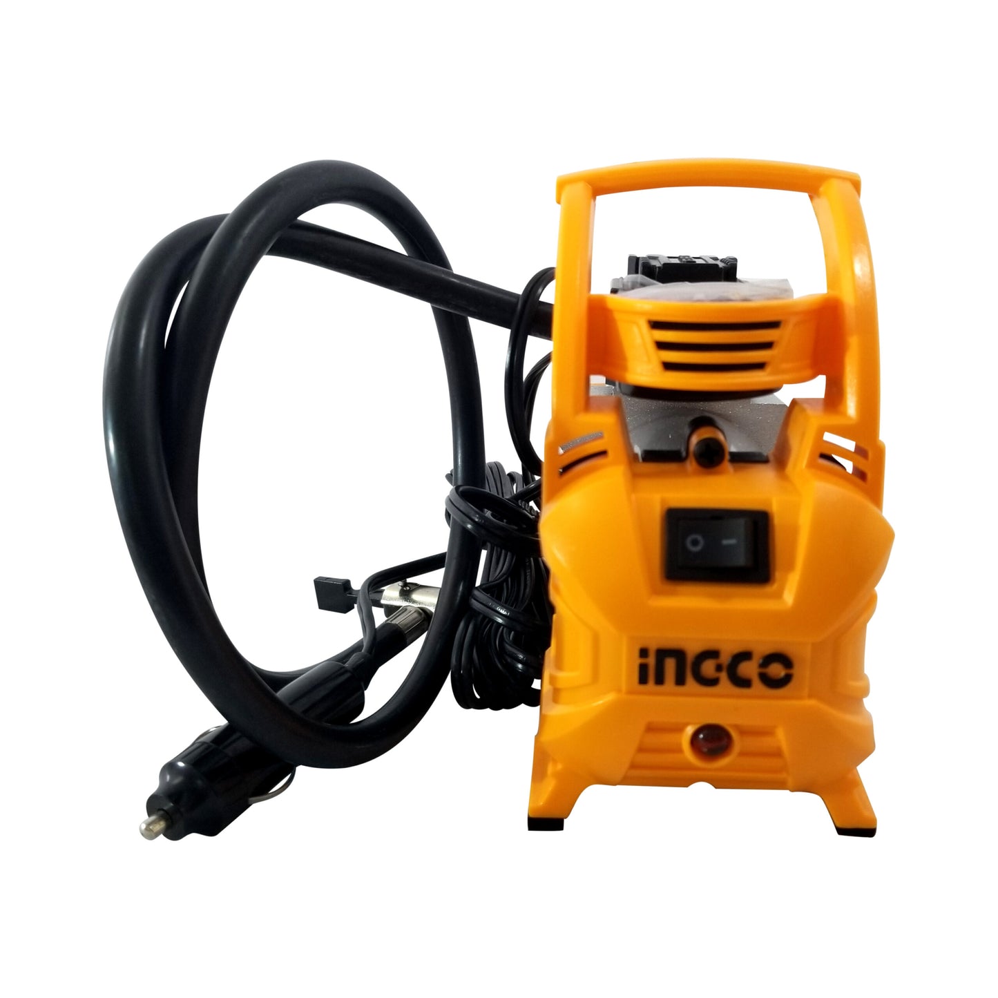 INGCO Auto Air Compressor 10A 12V for Car Tire Inflator with 3meters Cord, 10bar, and Battery Clamp | AAC1408