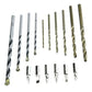 [CLEARANCE] INGCO 16pcs Drill Bits and Screwdriver Bits Set (6pcs HSS Twist Drill Bits, 4pcs Masonry Drill Bits, and 6pcs 25mm Screwdriver Bits) | AKSDB9165