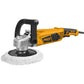 INGCO 1400W Industrial Electric Angle Polisher with Variable Speed, 180mm Polishing Pad Diameter, D-handle, Polishing Bonnet, and Extra Carbon Brushes Set | AP140016P