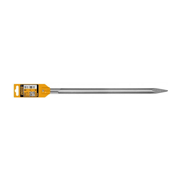 INGCO SDS MAX Pointed Chisel 18x400mm for SDS Max Chuck System Rotary Hammer (Sold per pcs) | DBC0214001