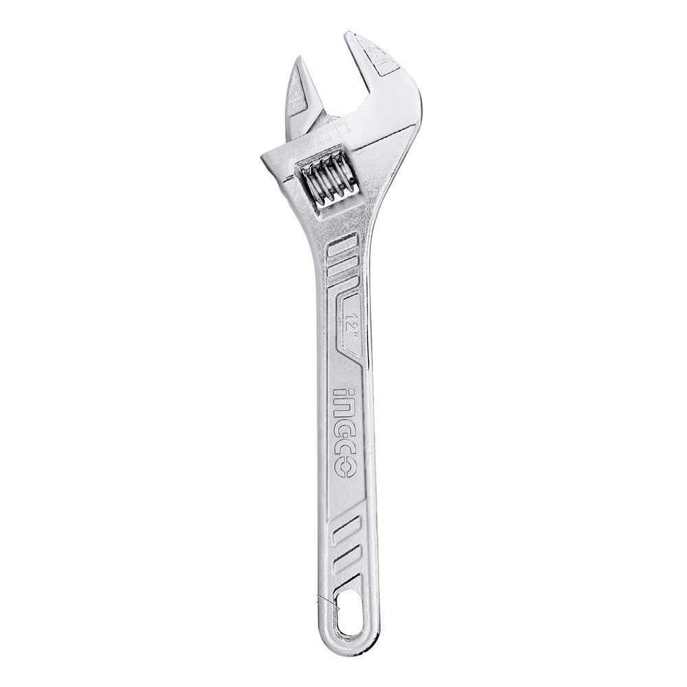 INGCO Adjustable Wrench and Multifunction Spanner (6") 150mm | (12") 300mm Gripping Fastener Nut & Bolts Enlarge Open Monkey Wrench | HADW131062 HADW131122