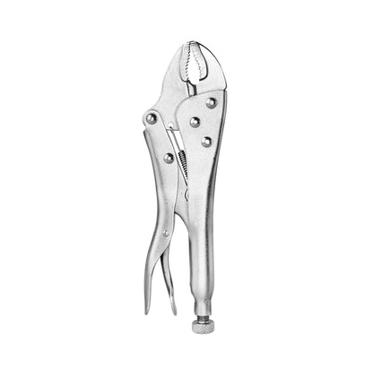 [CLEARANCE] INGCO 10" Curved Jaw Locking Plier Vise Grip Carbon Steel | HCJLW0210