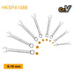 INGCO 8pcs/Set Combination Wrench Spanner Set 6-19mm Cr-V Material | HKSPA1088