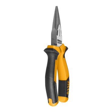 [CLEARANCE] INGCO 6" Industrial Long Nose Pliers TPR Two-Color Handle Cr-V Material | HLNP28168