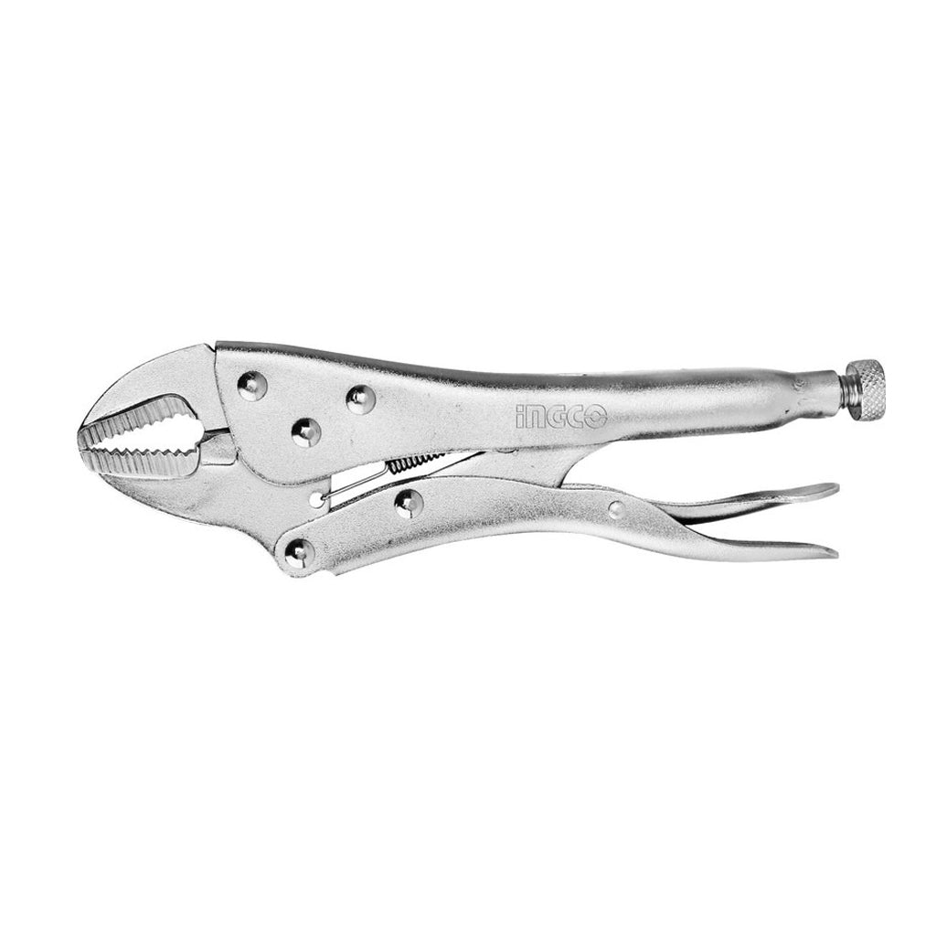 INGCO 10" inches Straight Jaw Plier Vise Grip Carbon Steel | HSJP0110