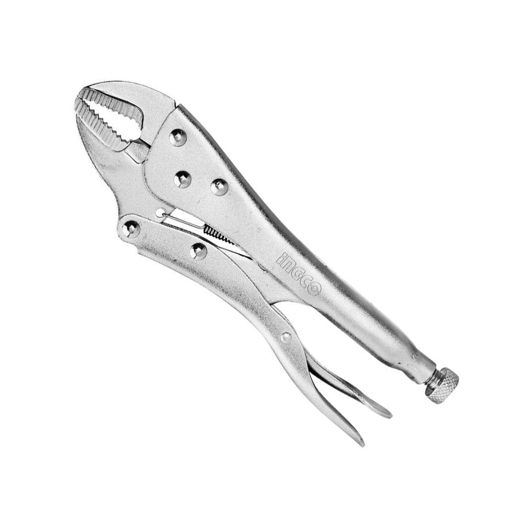INGCO 10" inches Straight Jaw Plier Vise Grip Carbon Steel | HSJP0110