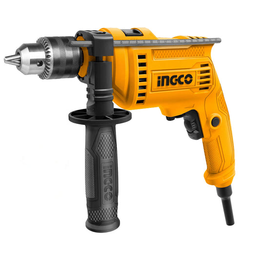 INGCO ID68016P 680W Electric Impact Drill SP Super Select with 3000rpm, Hammer Function, Forward/Reverse Switch, and Fixed Variable Speed for Metal, Wood, Concrete