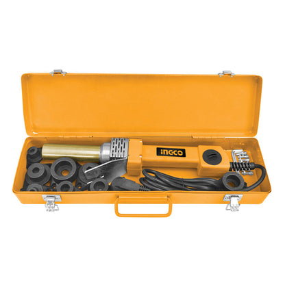 INGCO 800W PVC PPR Plastic Tube Pipe Fusion Welding Machine Tool with Heating Sockets Suitable for 16-63mm Heating Sockets | PTWT8001