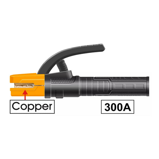 INGCO WAH3008 300A Electrode Holder with High-Quality Copper Clip and Insulator for INGCO MMA Welding Machine