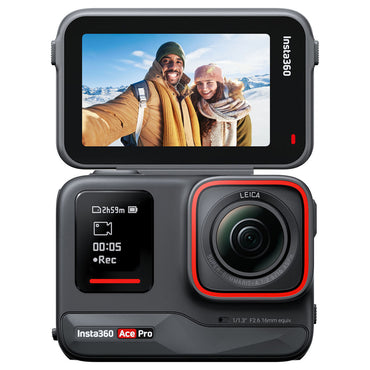 Insta360 Ace Pro 2 / Pro 8K AI-Powered Waterproof Action Camera with Leica Lens, 1/1.3" Sensor, FlowState Stabilization & Horizon Lock, Active HDR,  Gesture & Voice Control, Flip Touchscreen