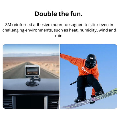 Insta360 Flexible Adhesive Mount for Action Camera (2-Pack) with 1/4" Mount Adapters CINSAAVW