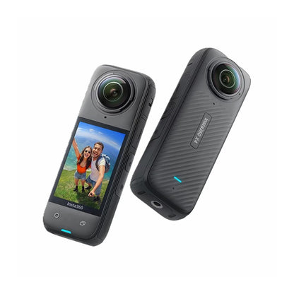 Insta360 ONE X4 / X3 Pocket 360 Waterproof Action Camera with Bluetooth 5.0 Support, 1/2" 48MP Sensor, 5.7K Dual-Lens & LCD multi function screen | CINSAAQ/B