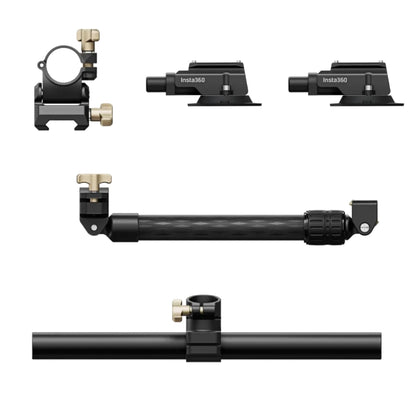 Insta360 Dual Suction Cup Car Mount Kit for Action Camera with Carbon Fiber Support Bar and Invisible Selfie Stick Rod Adapters CINSBAVC