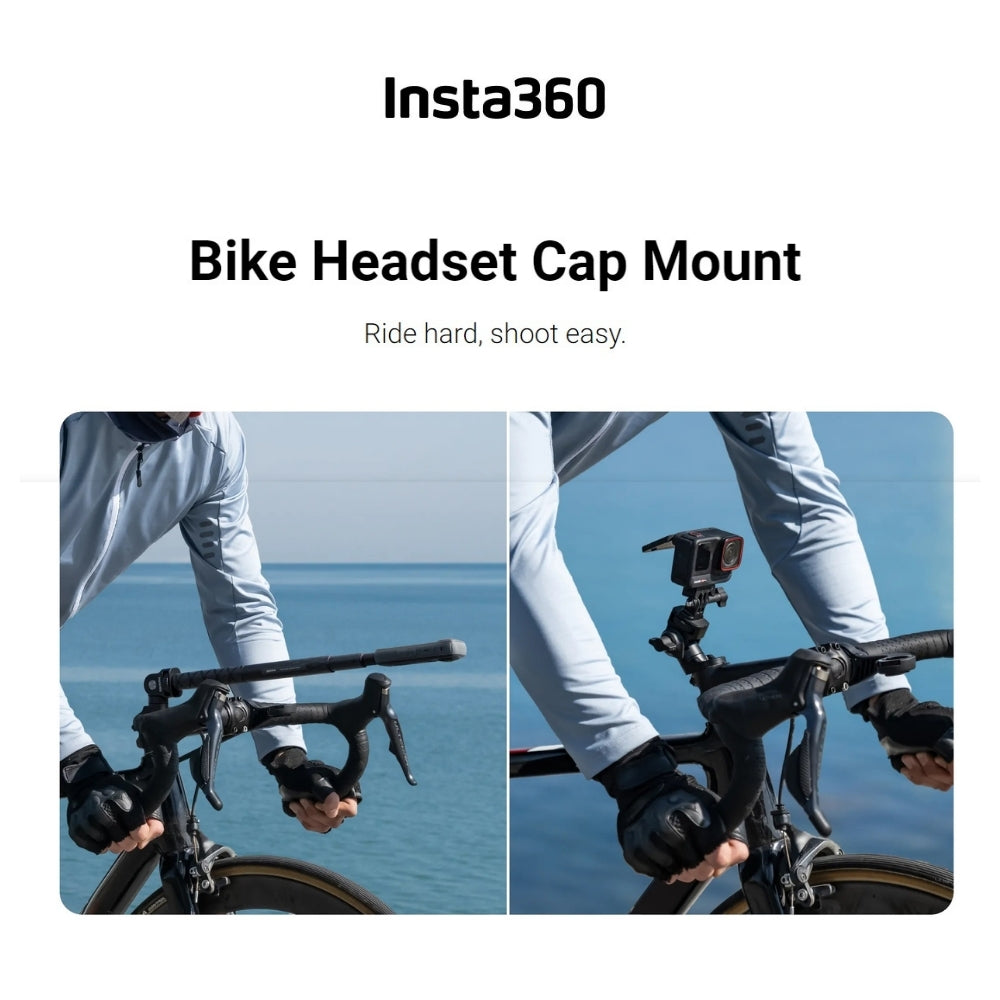 Insta360 Bike Headset Cap Bicycle Mount for Action Camera or Invisible JG Superstore