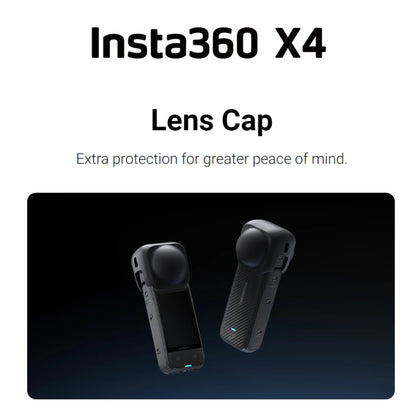 Insta360 X4 Silicone Lens Cap with Full Coverage Protection for Action Camera CINSBBMK