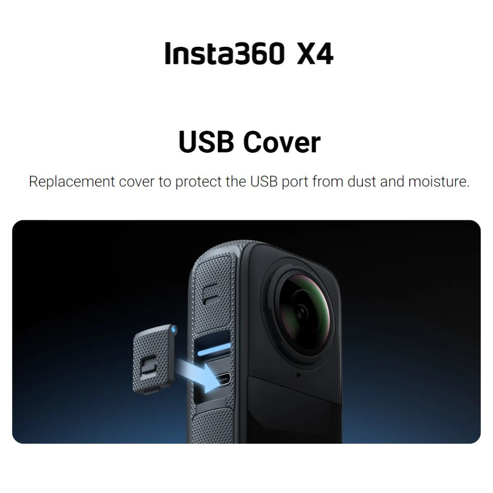 Insta360 X4 USB Port Access Cover Replacement for Action Camera CINSBBMN