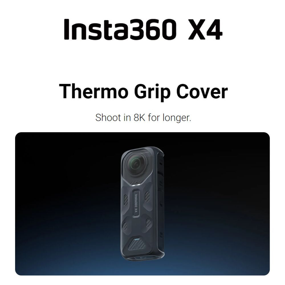 Insta360 X4 Thermo Grip Cover with Heat Absorbing Cooling Case for Action Camera CINSBBMS