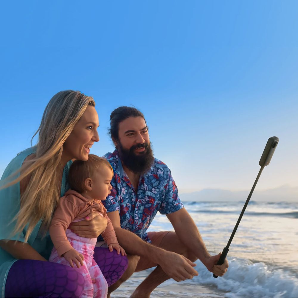 Insta360 85cm Invisible Selfie Stick for Action Camera with Slip-On Silicone Sleeve Grip CINSCAVG