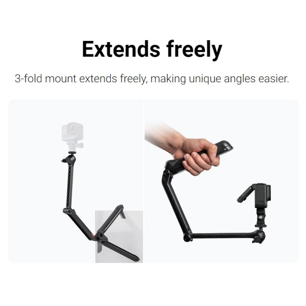 Insta360 x PGYTECH Multi Mount for Action Camera 3-in-1 Multi Function Tripod, Selfie Stick, and Magic Arm with Mantis Mode CINSTAV/F