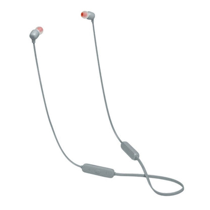 JBL Tune 115BT In-Ear Bluetooth Earphones with In-Line Volume and Audio Remote Controls, Built-In Microphone, and Up to 8 Hours of Playtime - Coral, Gray, Teal