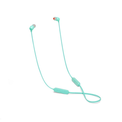 JBL Tune 115BT In-Ear Bluetooth Earphones with In-Line Volume and Audio Remote Controls, Built-In Microphone, and Up to 8 Hours of Playtime - Coral, Gray, Teal
