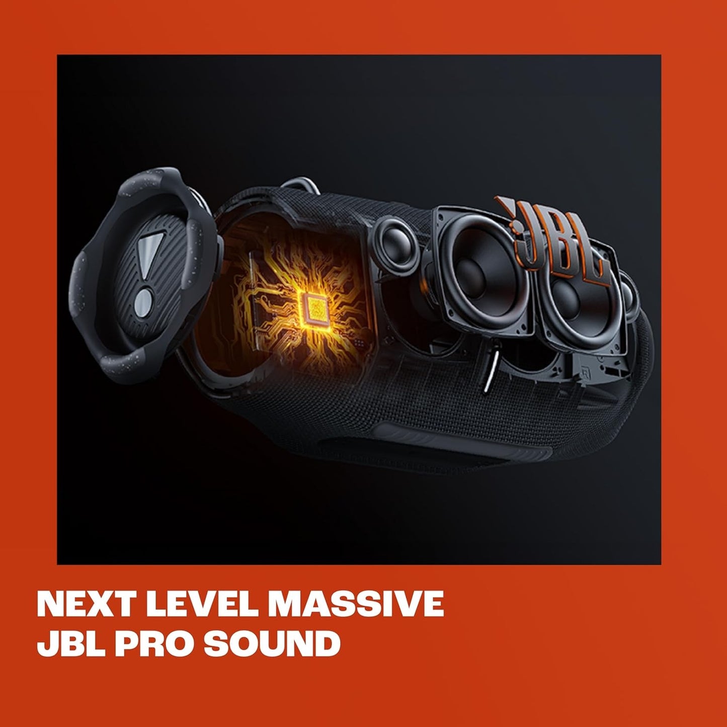 JBL XTREME 4 Portable Waterproof Bluetooth Speaker with Up to 24hrs of Uninterrupted Music Playtime, Smart AI Sound Boost, Supports Multi-Speaker Connection via Auracast, and Power Bank Function for Charging Mobile Devices